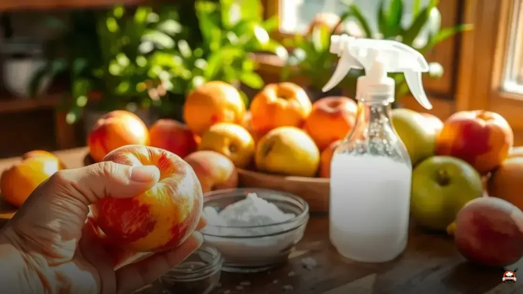 How to remove fruit wax