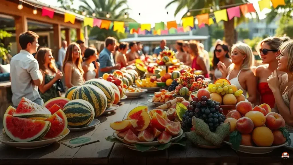 How to serve fruit at a party