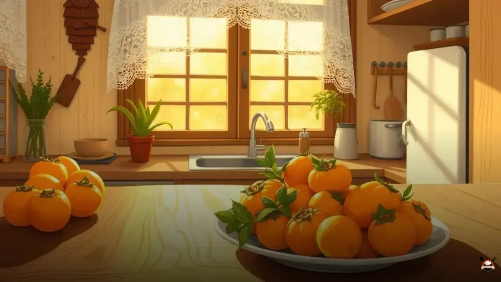 How to serve persimmon fruit