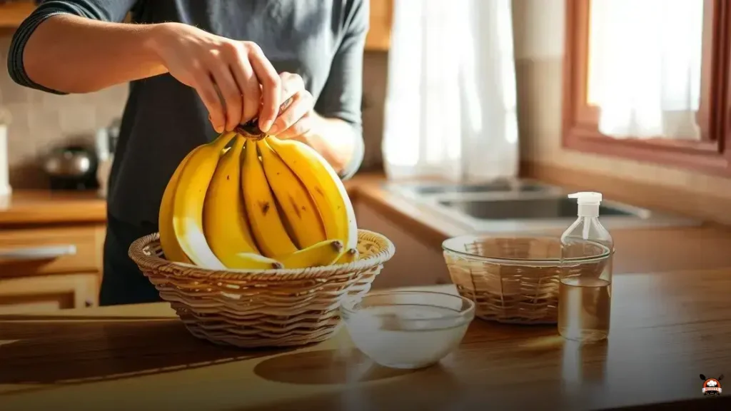 How to store bananas without fruit flies