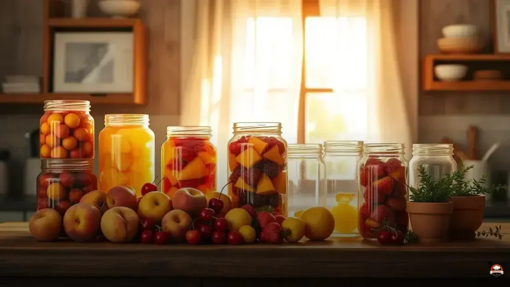 How to store fruit in glass jars