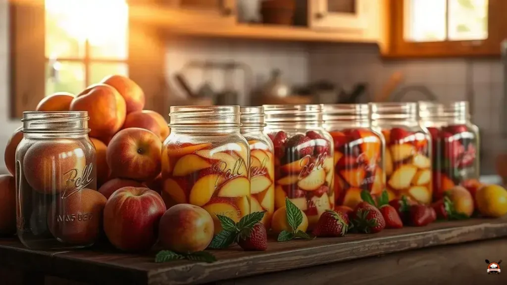 How to store fruit in mason jars