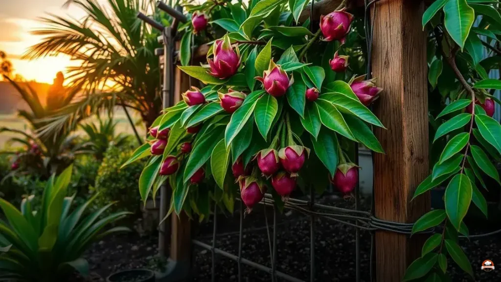 How to support dragon fruit plant