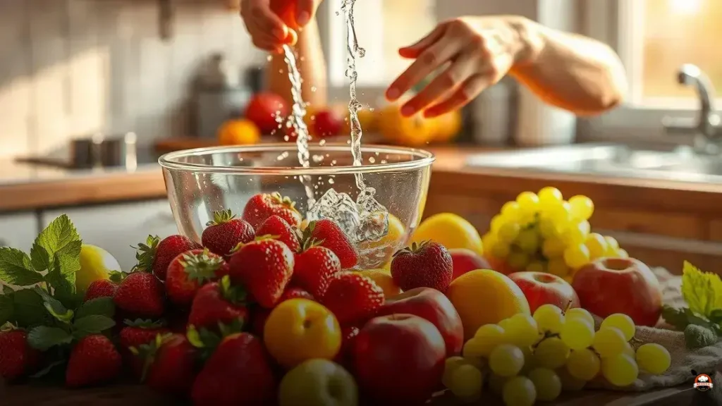 How to wash fruit to remove pesticides