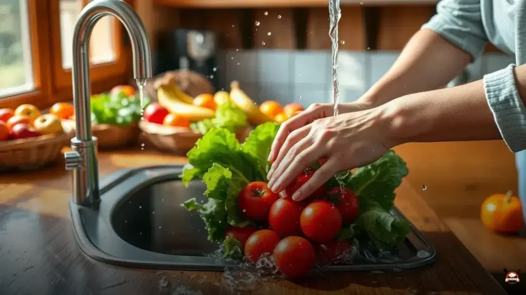 How to wash your vegetables and fruit