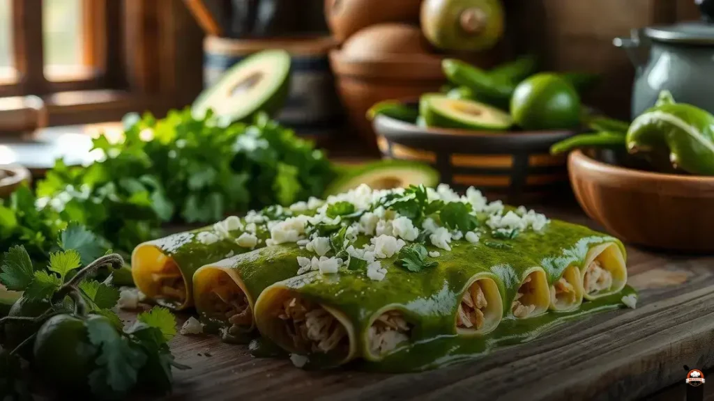 Mejor receta de enchiladas verdes