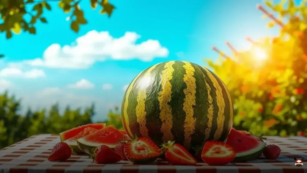 Melancia combina com qual fruta
