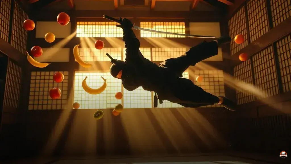 Ninja crash which fruit to cut