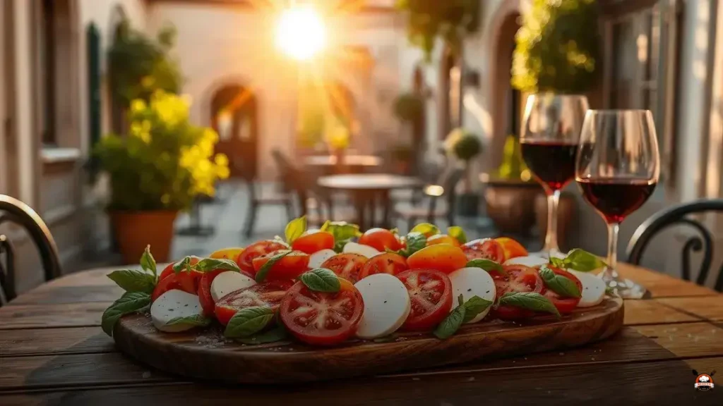 O que é Antepasto Caprese