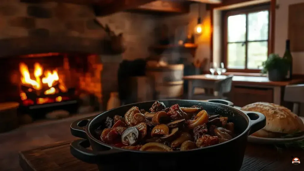 O que é Bife-bourguignon