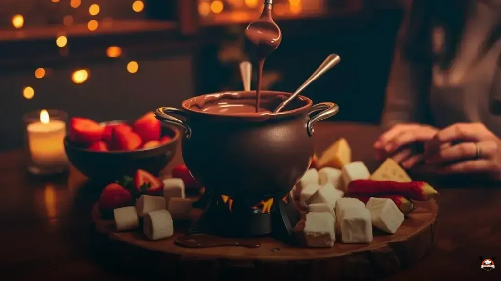 O que é Fondue de chocolate