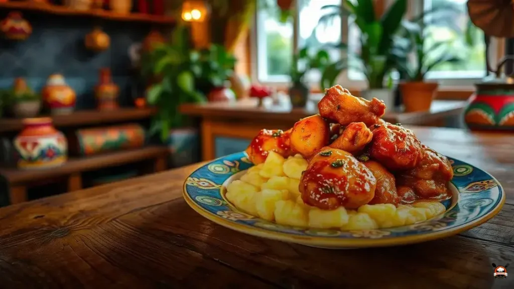 O que é Franguinho com polenta