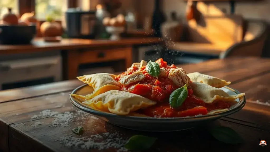 O que é Ravioli de Frango