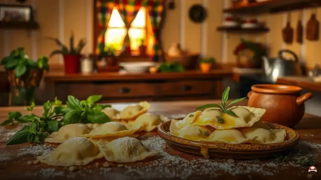 O que é Ravioli de Gorgonzola