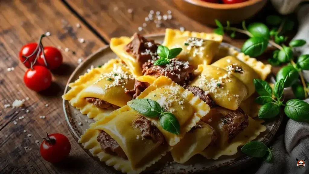 O que é Ravioli de Roast Beef