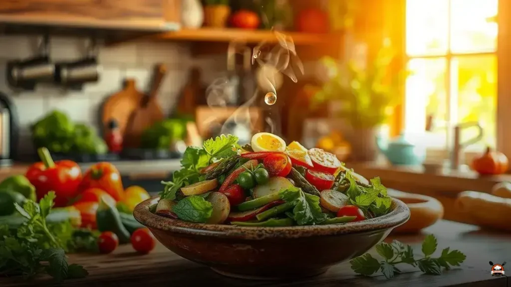 O que é warm salad