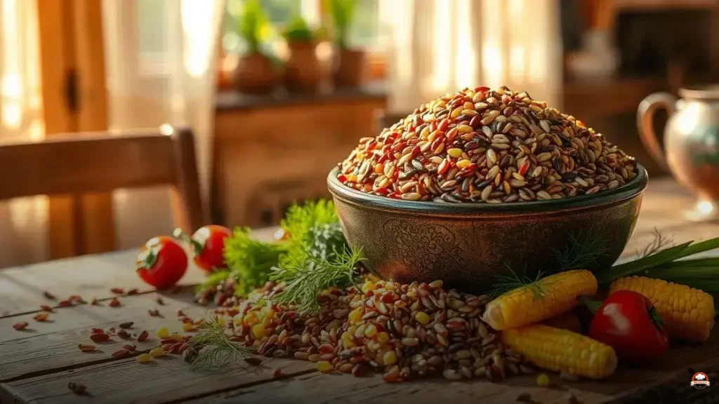 O que é wild rice blend