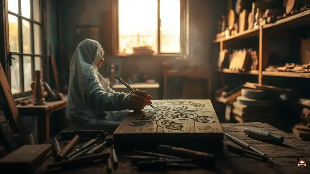 O que é wood-burning