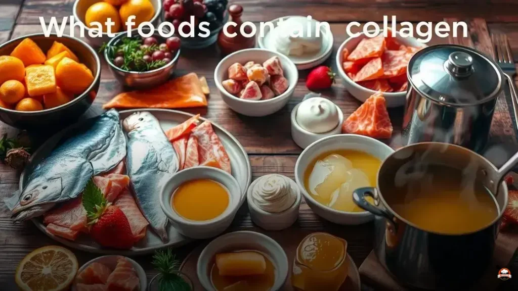 Quais os alimentos que contém colágeno