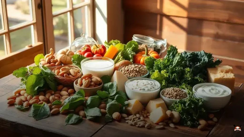 Quais os alimentos que contem magnesio e calcio