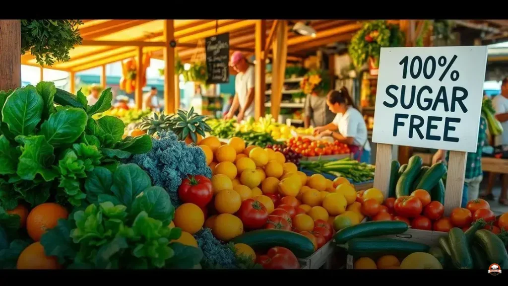 Quais os alimentos que não tem açúcar