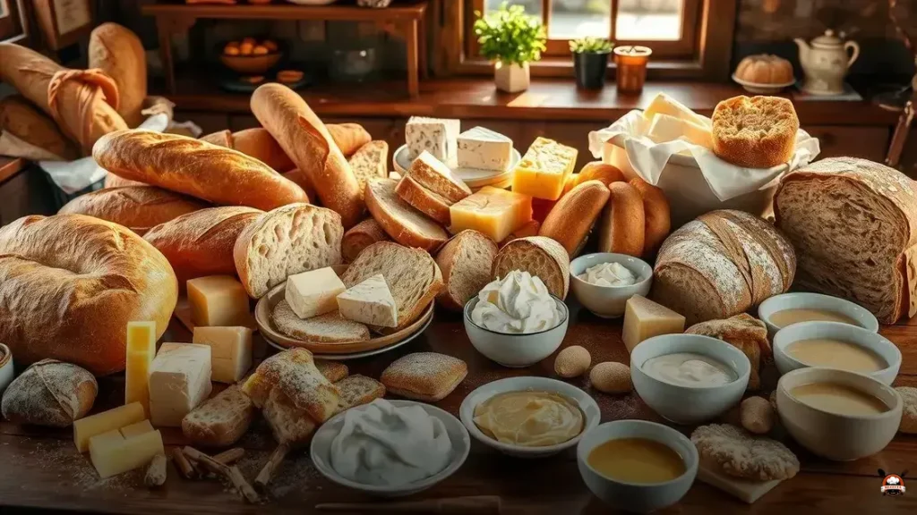 Quais os alimentos que tem gluten e lactose