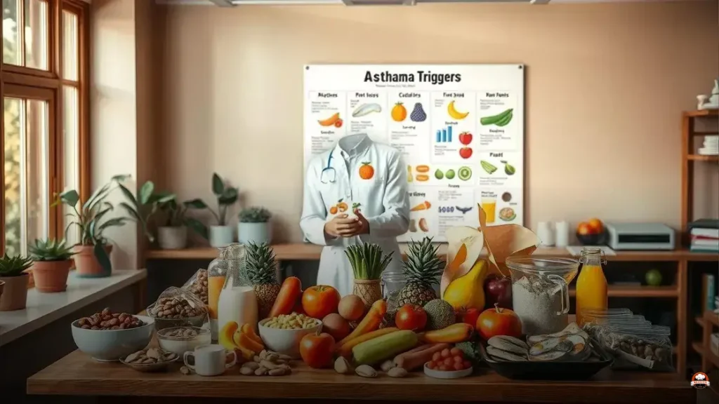 Quais são os alimentos que causa asma