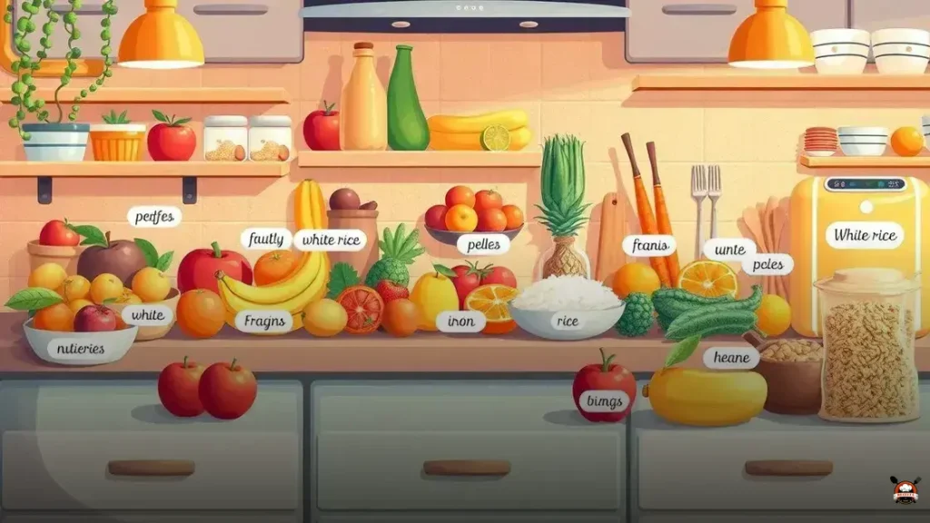 Quais são os alimentos que não contém ferro