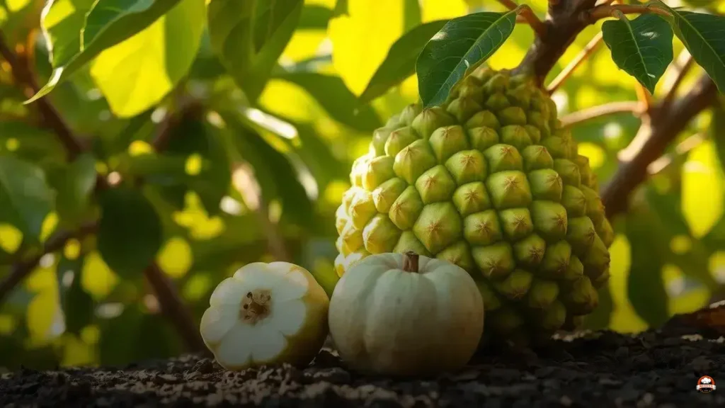 Qual a diferença de fruta do conde e a pinha