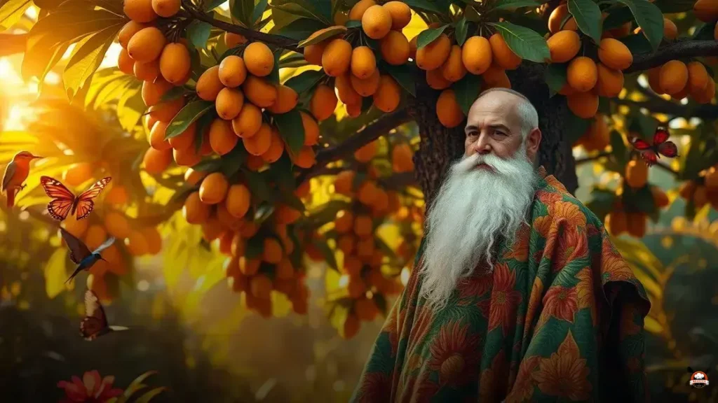 Qual a fruta do barba branca