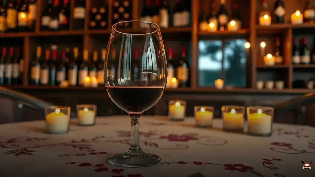 Qual a taça de vinho tinto