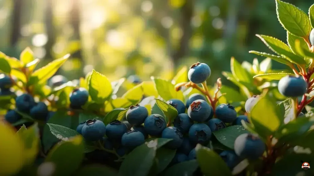 Qual é a fruta mirtilo