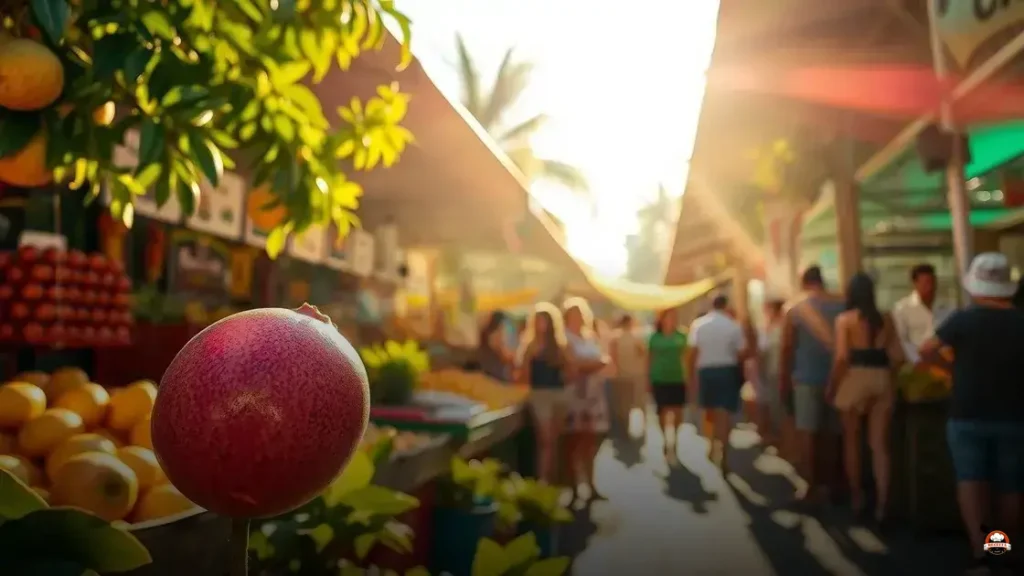Qual é a fruta rosa