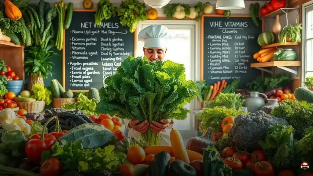 Qual é a verdura mais rica em vitaminas