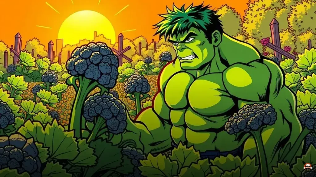 Qual é a verdura preferida do incrível hulk