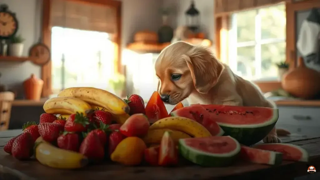 Qual fruta cachorro filhote pode comer
