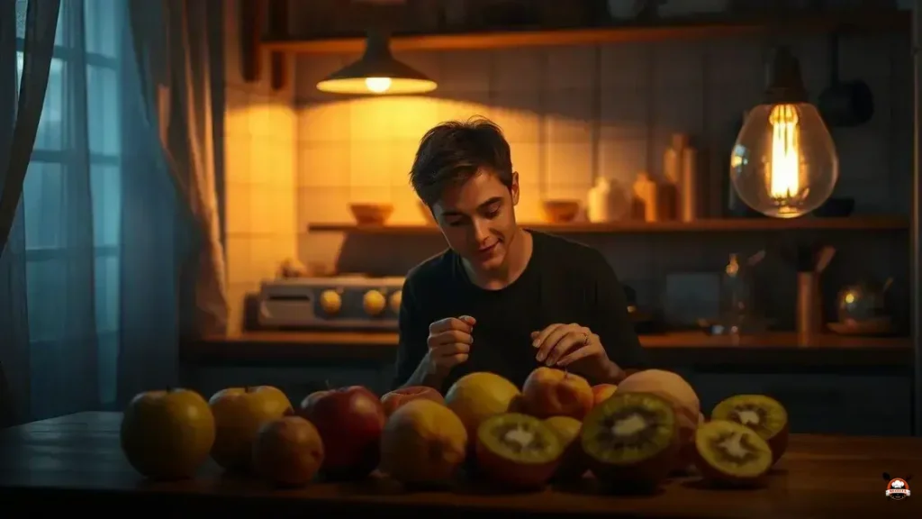 Qual fruta comer a noite