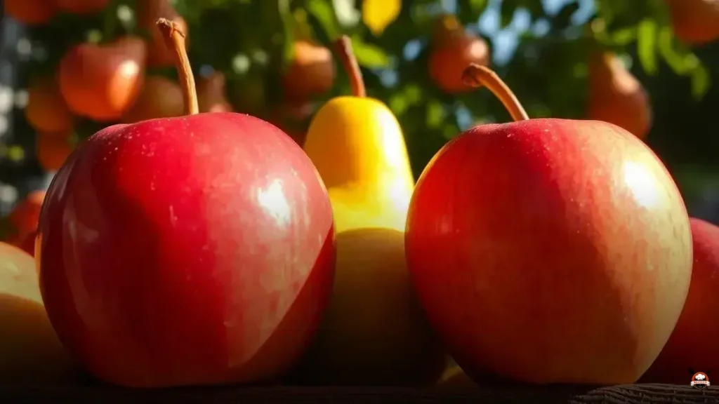 Qual fruta é melhor pera ou maçã