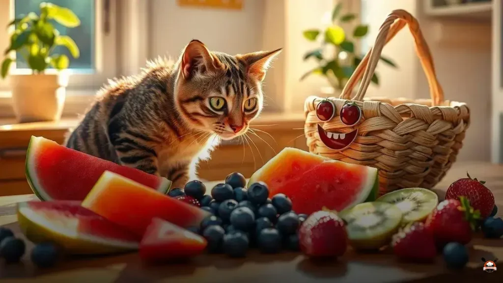 Qual fruta gato pode comer