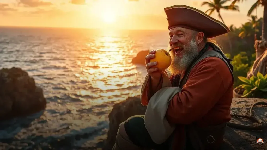 Qual fruta gold roger comeu