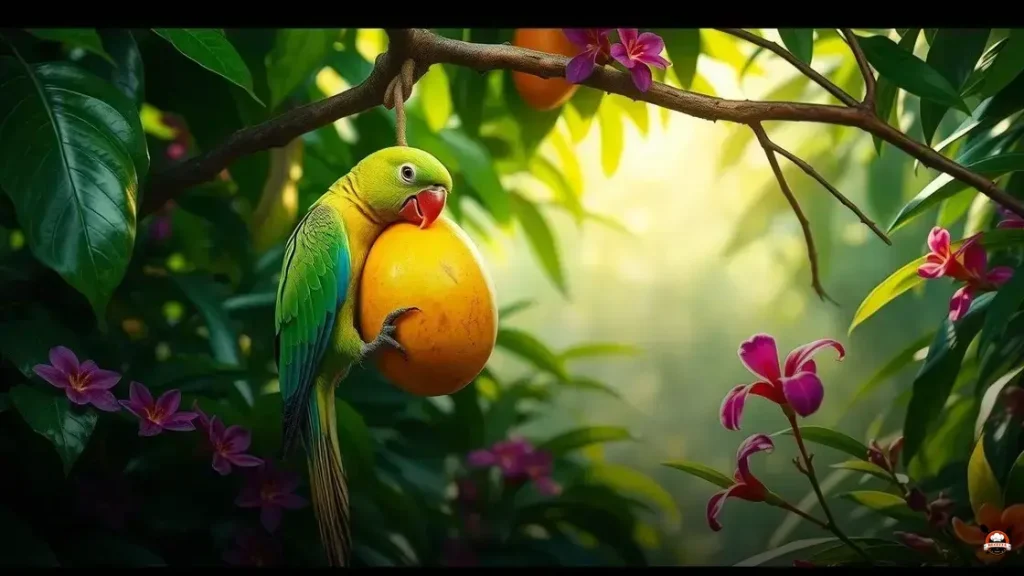 Qual fruta maritaca come