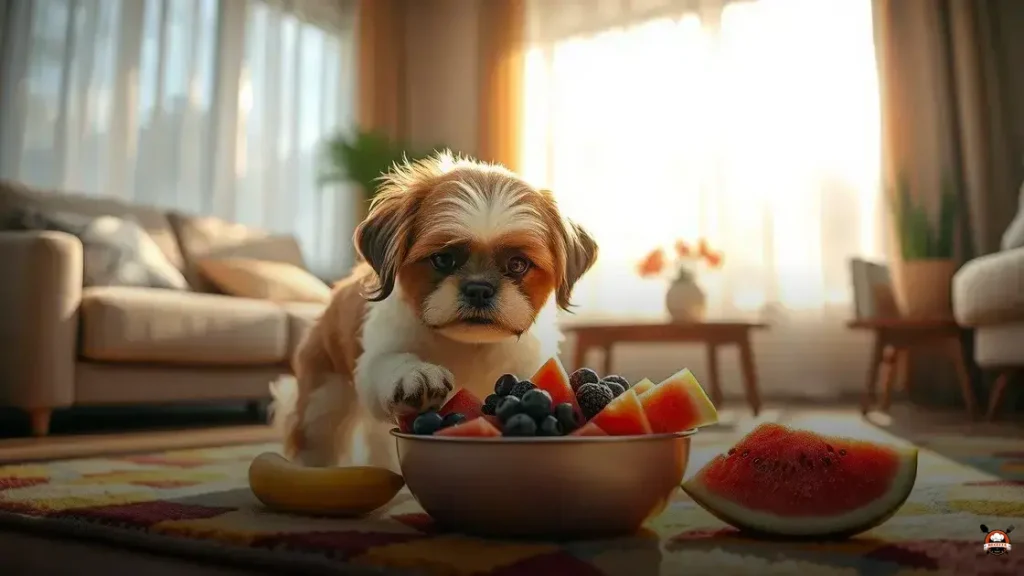 Qual fruta o cachorro shih tzu pode comer