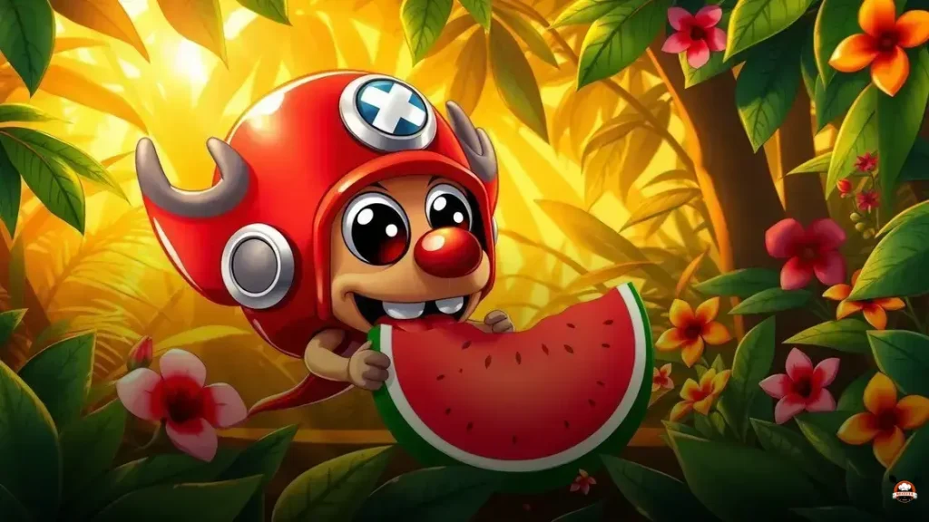 Qual fruta o chopper comeu