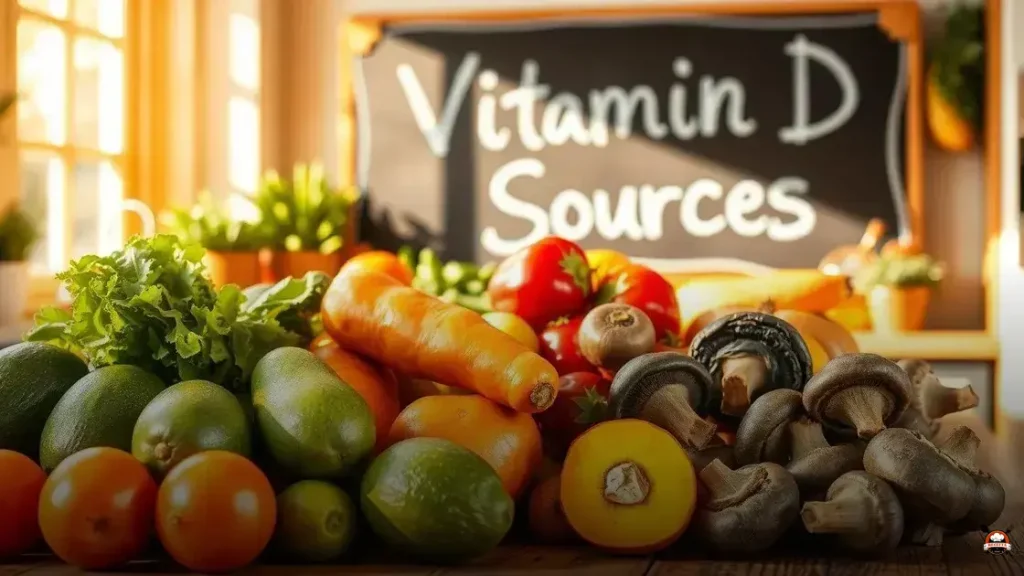 Qual fruta ou legumes que tem vitamina d