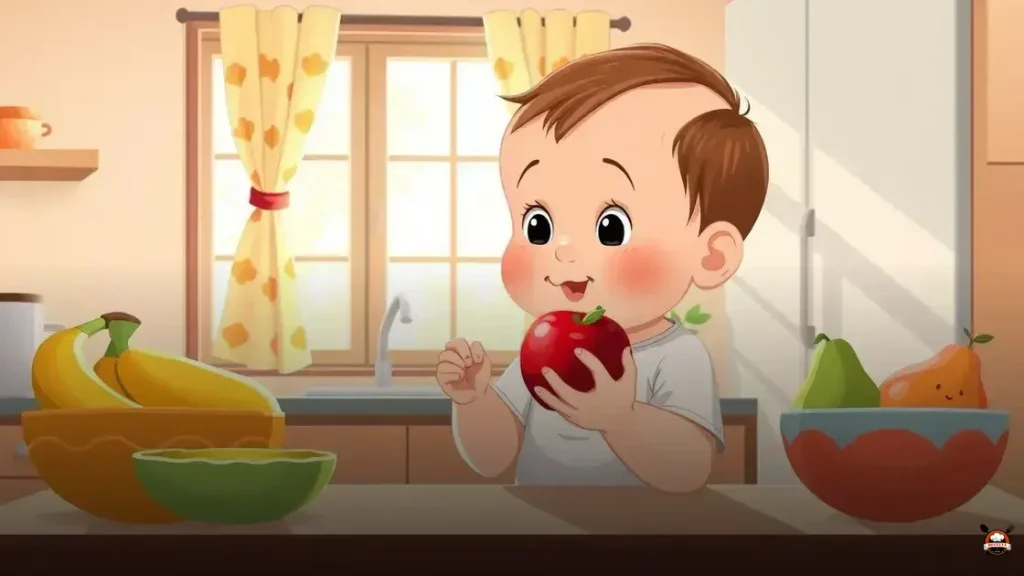 Qual fruta prende o intestino do bebê