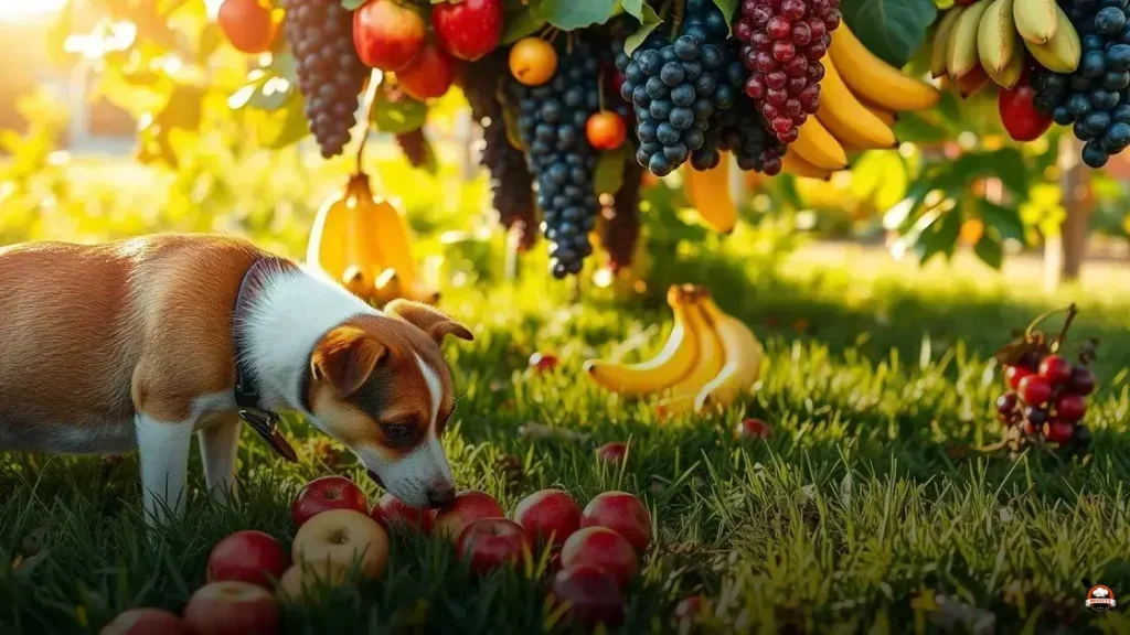 Qual fruta que o cachorro não pode comer