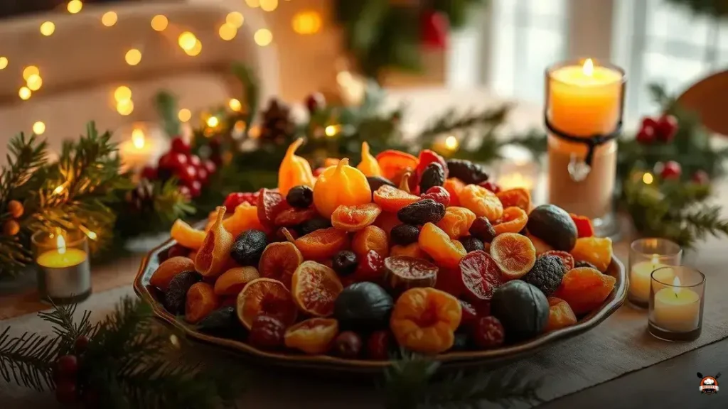 Qual fruta servidor secos na ceia de natal