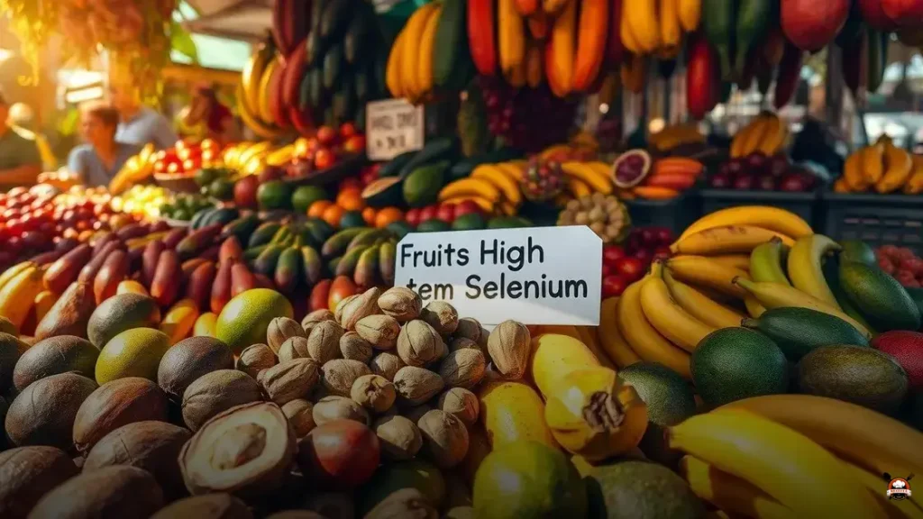 Qual fruta tem selenio