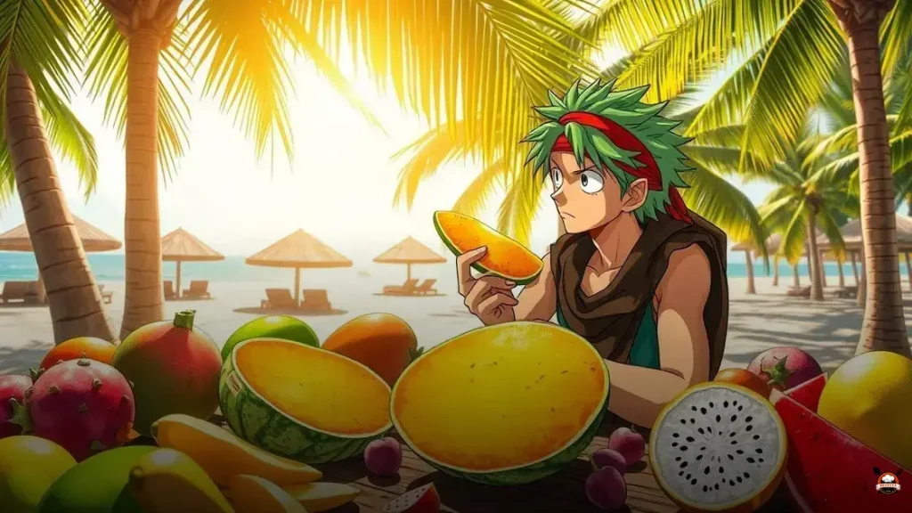 Qual fruta zoro comeu