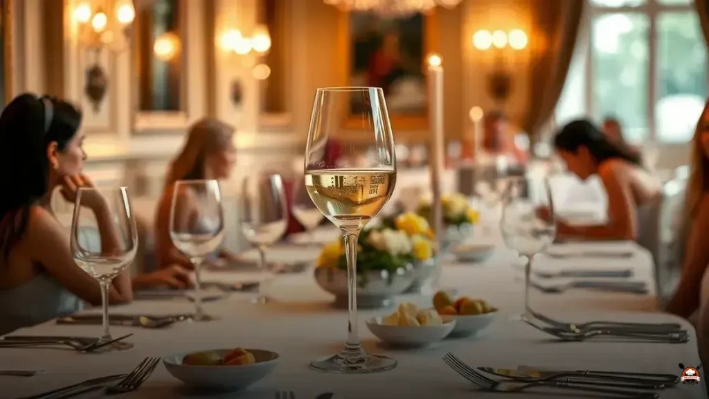 Qual taça usar para vinho branco